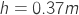 Rendered by QuickLaTeX.com h=0.37 m